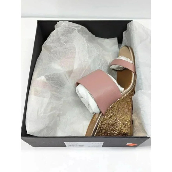Kurt Geiger London Women's Charing Wedge Sandals Pale Pink Size 39.5 (MSRP $185) - Picture 9 of 10